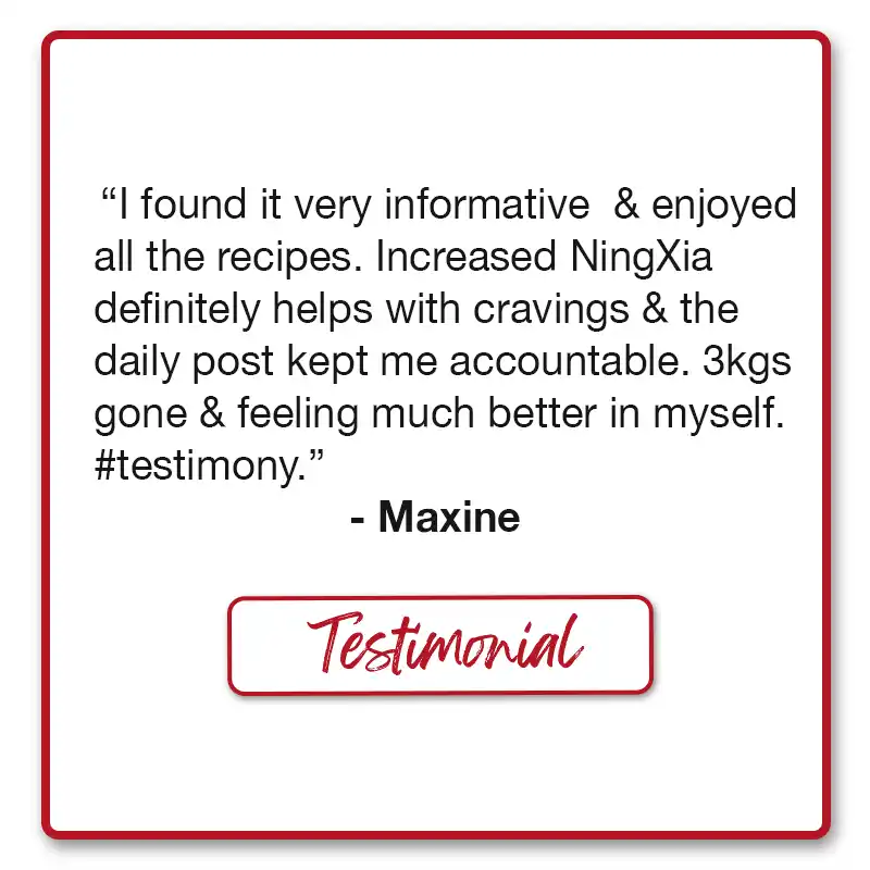 14 day reset testimony maxine